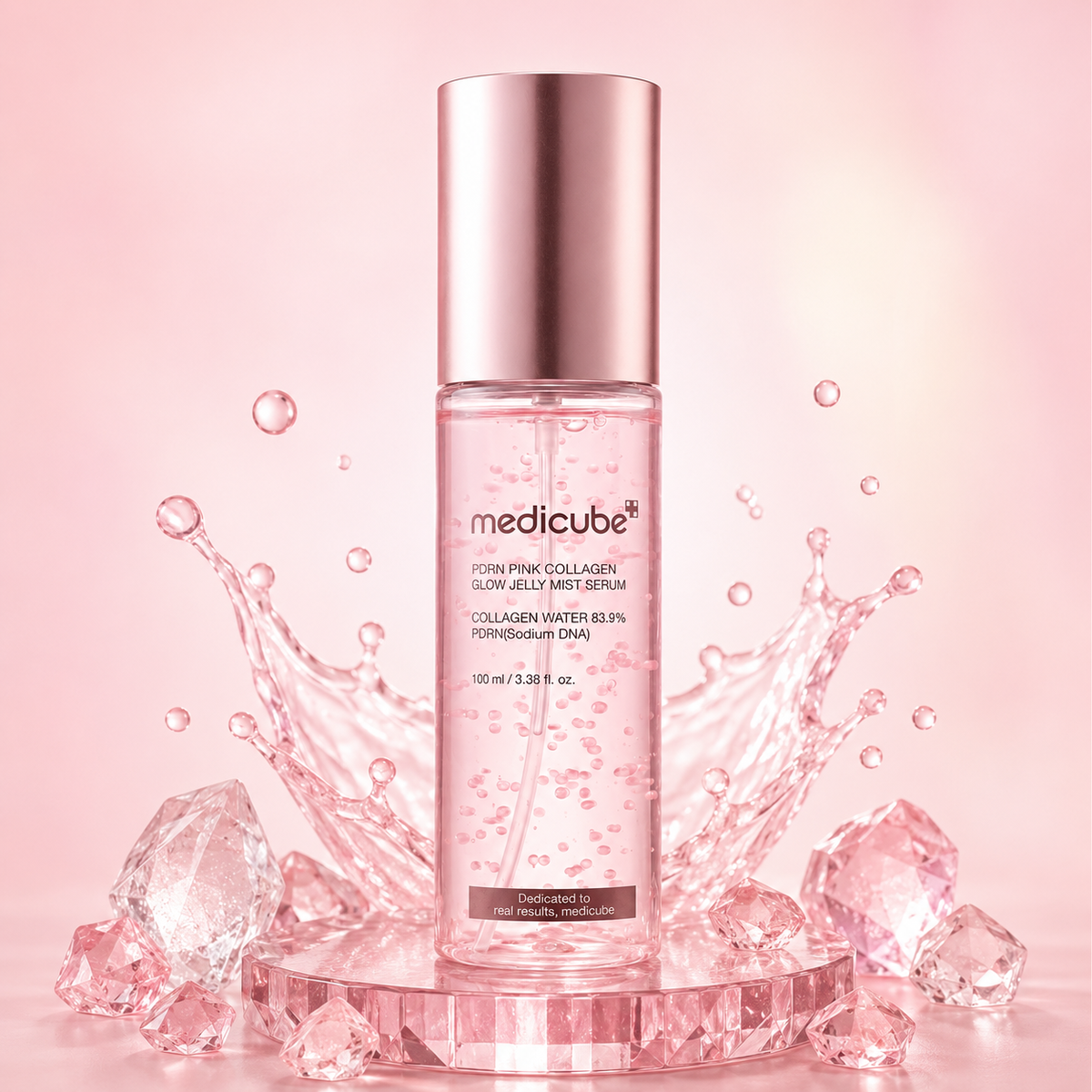 MEDICUBE PDRN Pink Collagen Glow Jelly Mist Serum 100 ml