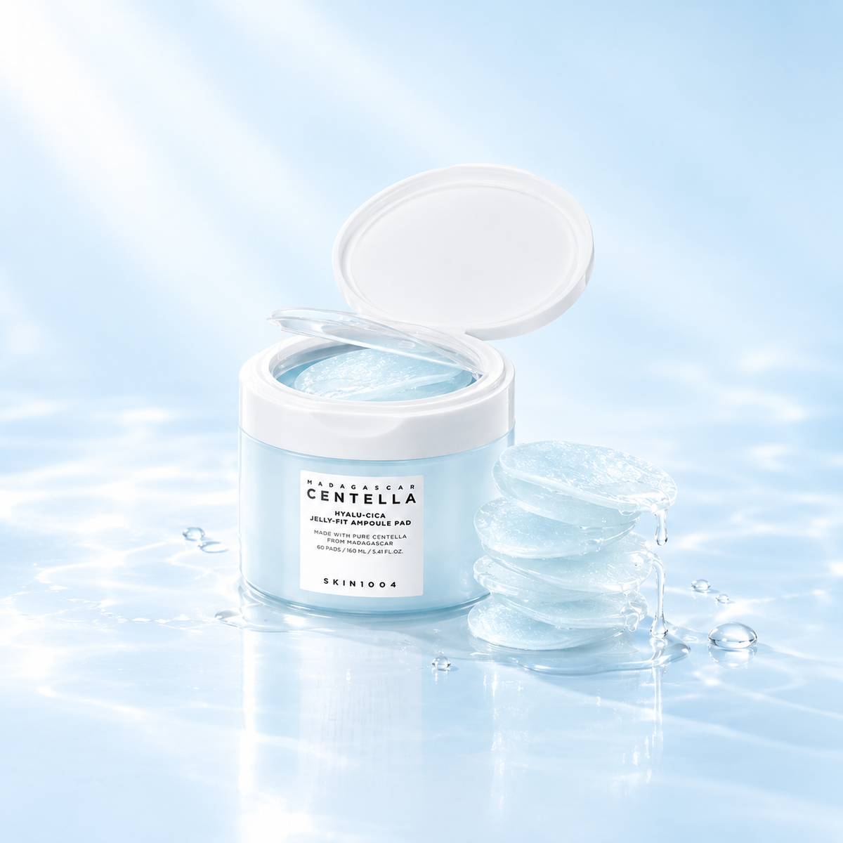 SKIN1004 Madagascar Centella Hyalu-Cica Jelly-Fit Ampoule Pad (60 Pads)